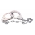 Наручники из металла с длинной цепочкой CHROME HANDCUFFS METAL HANDCUFFS W. KEY - NMC - купить с доставкой в Орске