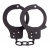 Чёрные наручники из листового металла BONDX METAL CUFFS BLACK - Dream Toys - купить с доставкой в Орске