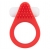 Красное эрекционное кольцо LIT-UP SILICONE STIMU RING 1 RED - Dream Toys - в Орске купить с доставкой