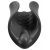 Чёрный мастурбатор Vibrating Silicone Stimulator с вибрацией - Pipedream - в Орске купить с доставкой
