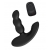 Черный силиконовый стимулятор простаты Levett Nitoc с пультом ДУ - Levett - в Орске купить с доставкой