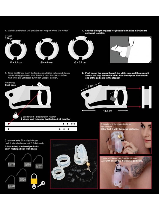 Набор для мужского пояса верности Cock Cage Set - Orion - купить с доставкой в Орске