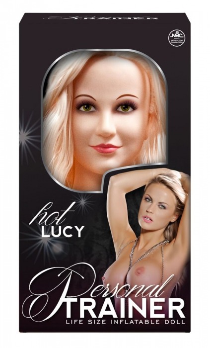 Надувная кукла с вибрацией и 2 любовными отверстиями Hot Lucy Lifesize Love Doll - NMC - в Орске купить с доставкой