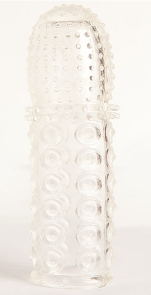 Прозрачная закрытая гелевая насадка - 13,5 см. - Toyfa Basic - в Орске купить с доставкой Прозрачная закрытая гелевая насадка - 13,5 см. - Toyfa Basic - в Орске купить с доставкой