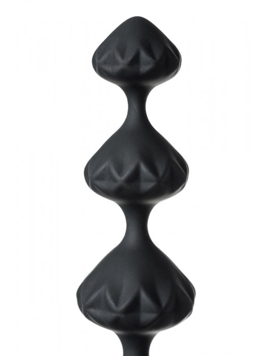 Набор из 2 чёрных анальных цепочек Satisfyer Beads - Satisfyer