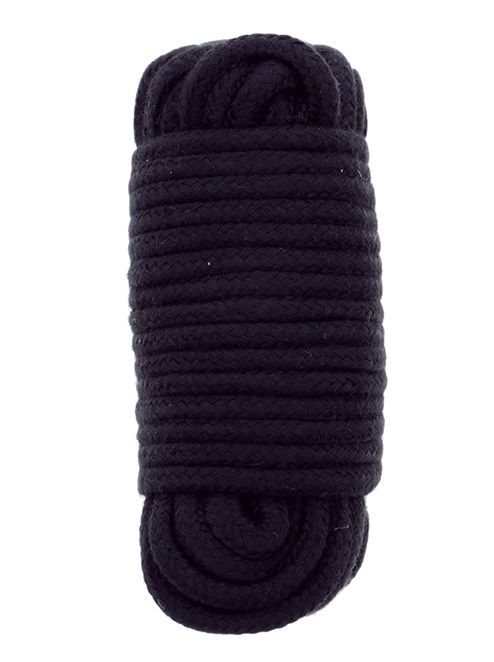 Черная веревка для связывания BONDX LOVE ROPE - 10 м. - Dream Toys - купить с доставкой в Орске