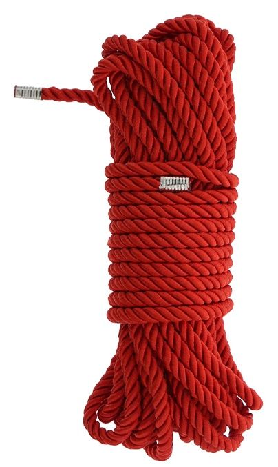 Красная веревка DELUXE BONDAGE ROPE - 10 м. - Dream Toys - купить с доставкой в Орске