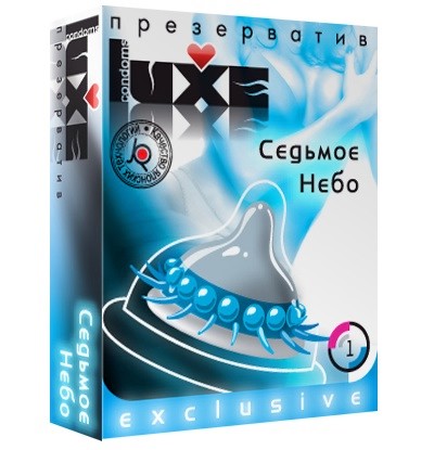 Презерватив LUXE  Exclusive  Седьмое небо  - 1 шт. - Luxe - купить с доставкой в Орске