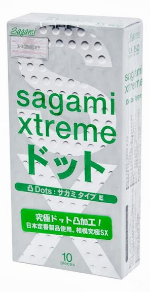 Презервативы Sagami Xtreme Type-E с точками - 10 шт. - Sagami - купить с доставкой в Орске