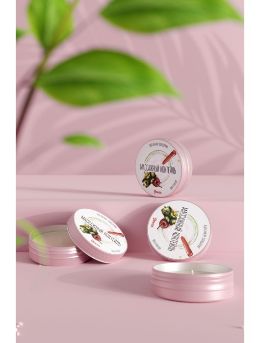 Массажная свеча «Массажный коктейль» с ароматом пина колады - 30 мл. - ToyFa - купить с доставкой в Орске