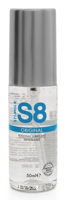 Универсальный лубрикант на водной осноdе S8 Original Lube - 50 мл. - Stimul8 - купить с доставкой в Орске