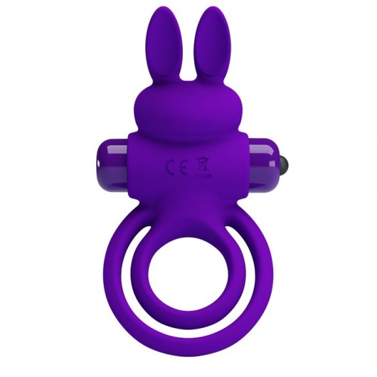 Фиолетовое эрекционное кольцо с вибростимуляцией клитора Vibrant Penis Ring III - Baile - в Орске купить с доставкой