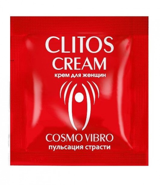Пробник возбуждающего крема для женщин Clitos Cream - 1,5 гр. - Биоритм - купить с доставкой в Орске