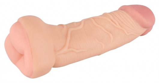 Телесная насадка-мастурбатор 2-in-1 Extension Masturbator - 21 см. - Orion - в Орске купить с доставкой
