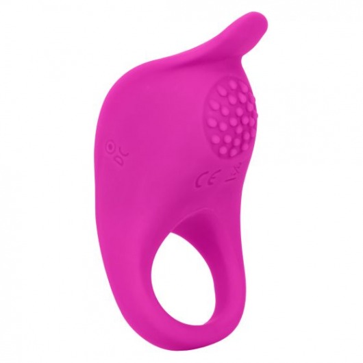 Ярко-розовое эрекционное виброкольцо Silicone Rechargeable Teasing Enhancer - California Exotic Novelties - в Орске купить с доставкой