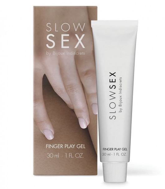 Гель для мастурбации с ароматом кокоса Slow Sex Finger Play Gel - 30 мл. - Bijoux Indiscrets - купить с доставкой в Орске