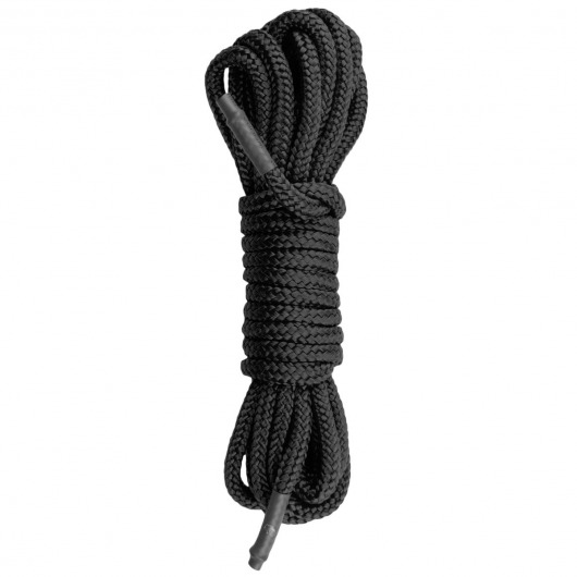 Черная веревка для бондажа Easytoys Bondage Rope - 5 м. - Easy toys - купить с доставкой в Орске