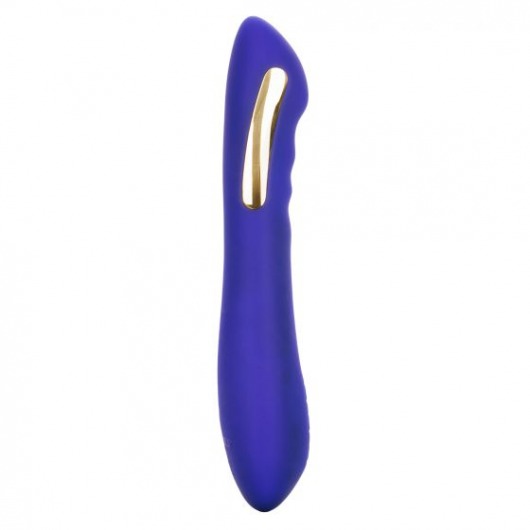 Фиолетовый вибратор с электростимуляцией Intimate E-Stimulator Petite Wand - 18,5 см. - California Exotic Novelties - купить с доставкой в Орске