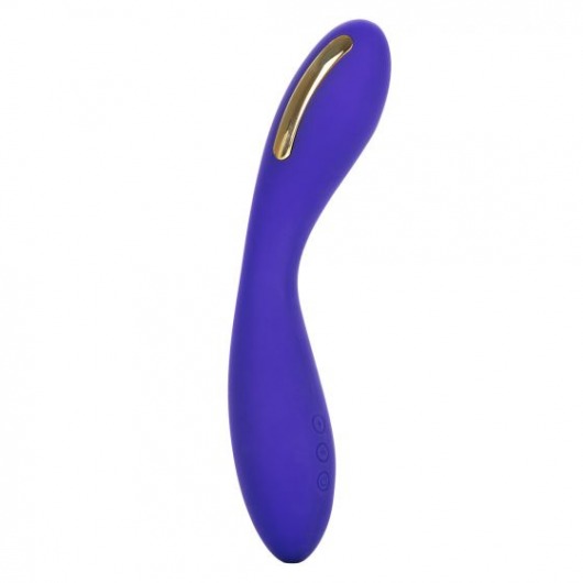 Фиолетовый вибратор с электростимуляцией Intimate E-Stimulator Wand - 21,5 см. - California Exotic Novelties - купить с доставкой в Орске