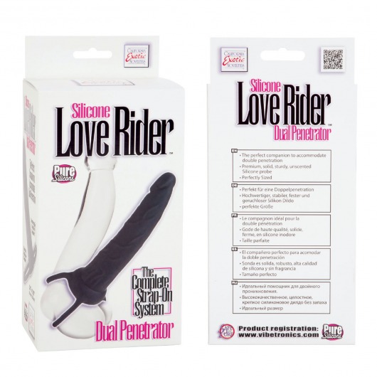 Насадка на пенис Silicone Love Rider Dual Penetrator для двойного проникновения - 14 см. - California Exotic Novelties - в Орске купить с доставкой