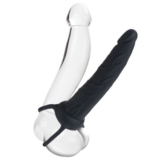 Насадка на пенис Silicone Love Rider Dual Penetrator для двойного проникновения - 14 см. - California Exotic Novelties - в Орске купить с доставкой