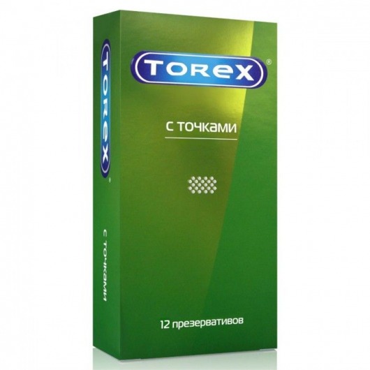 Текстурированные презервативы Torex  С точками  - 12 шт. - Torex - купить с доставкой в Орске