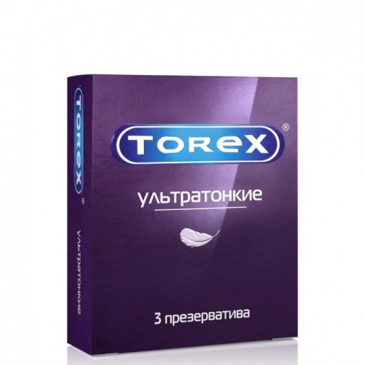 Презервативы Torex  Ультратонкие  - 3 шт. - Torex - купить с доставкой в Орске