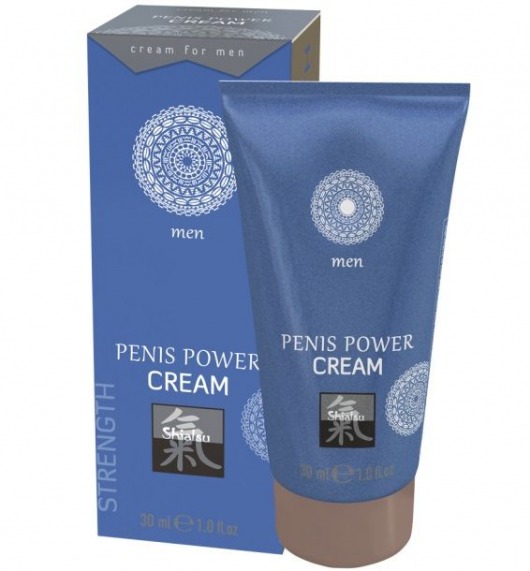 Возбуждающий крем для мужчин Penis Power Cream - 30 мл. - Shiatsu - купить с доставкой в Орске