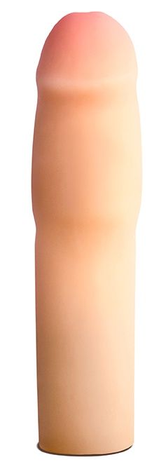 Телесная насадка-удлинитель на пенис PERFORMANCE 1.5INCH COCK XTENDER - 16 см. - Blush Novelties - в Орске купить с доставкой