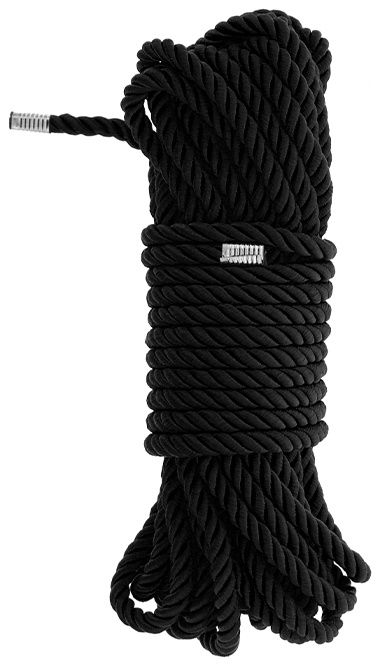 Черная веревка для бондажа BONDAGE ROPE - 10 м. - Dream Toys - купить с доставкой в Орске