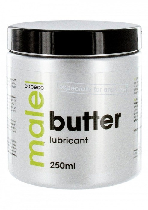 Анальный лубрикант MALE Cobeco Butter Lubricant - 250 мл. - Cobeco - купить с доставкой в Орске