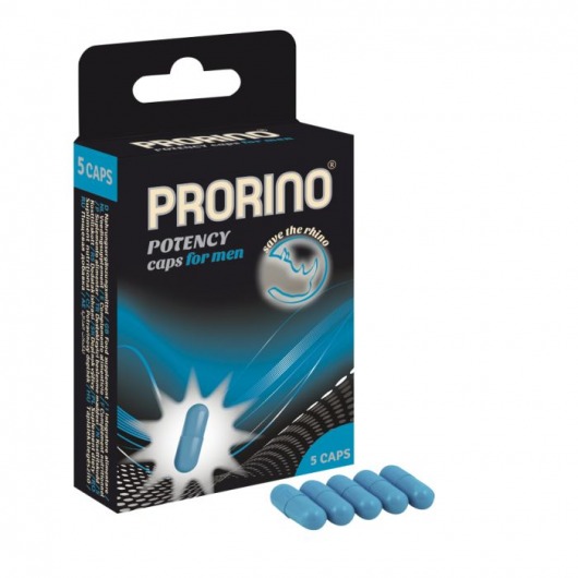 БАД для мужчин ero black line PRORINO Potency Caps for men - 5 капсул - Ero - купить с доставкой в Орске