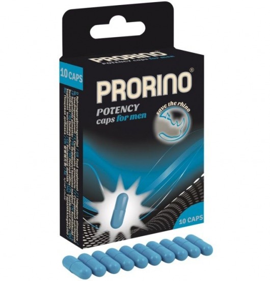 БАД для мужчин ero black line PRORINO Potency Caps for men - 10 капсул - Ero - купить с доставкой в Орске