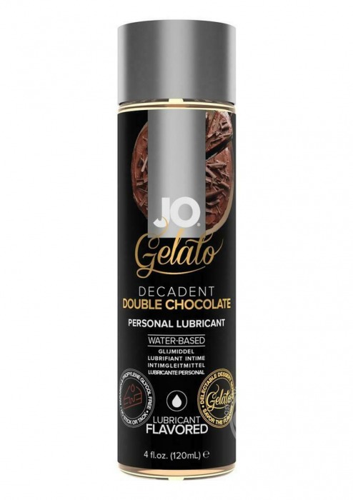 Лубрикант с ароматом шоколада JO GELATO DECADENT DOUBLE CHOCOLATE - 120 мл. - System JO - купить с доставкой в Орске