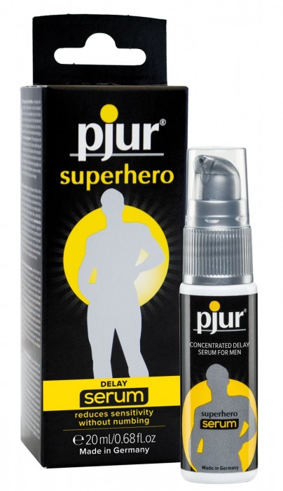 Сыворотка-пролонгатор pjur SUPERHERO Delay Serum - 20 мл. - Pjur - купить с доставкой в Орске