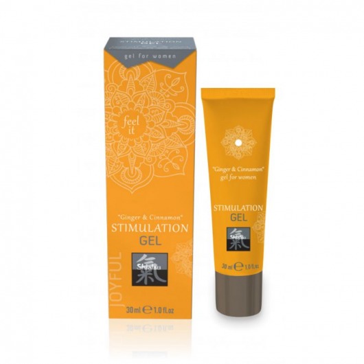 Возбуждающий интимный гель STIMULATION GEL Ginger   Cinnamon - 30 мл. - Shiatsu - купить с доставкой в Орске