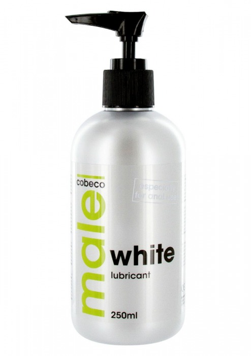 Анальная смазка на водной основе MALE Cobeco White Lubricant - 250 мл. - Cobeco - купить с доставкой в Орске