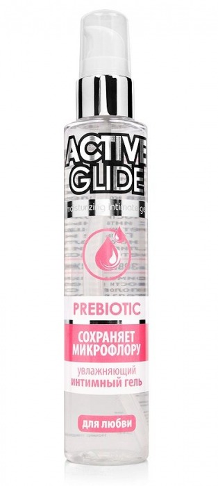 Увлажняющий интимный гель Active Glide Prebiotic - 100 гр. - Биоритм - купить с доставкой в Орске