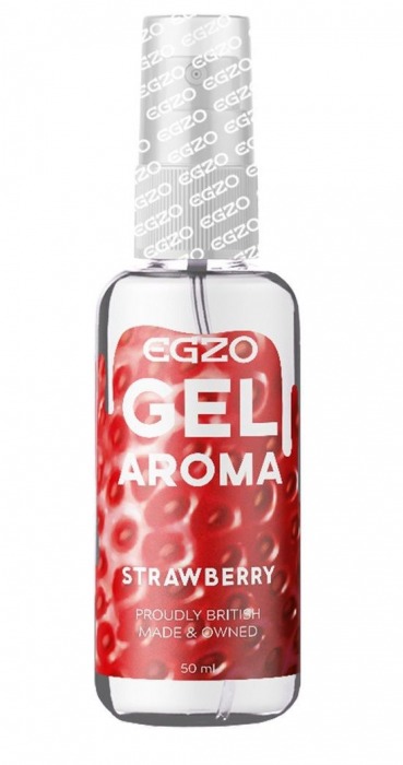 Интимный лубрикант EGZO AROMA с ароматом клубники - 50 мл. - EGZO - купить с доставкой в Орске