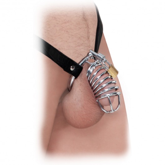 Кольцо верности Extreme Chastity Belt с фиксацией головки - Pipedream - купить с доставкой в Орске