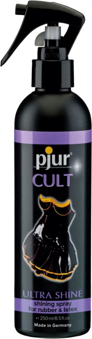Спрей для ухода за одеждой из латекса pjur CULT Ultra Shine - 250 мл. - Pjur - купить с доставкой в Орске