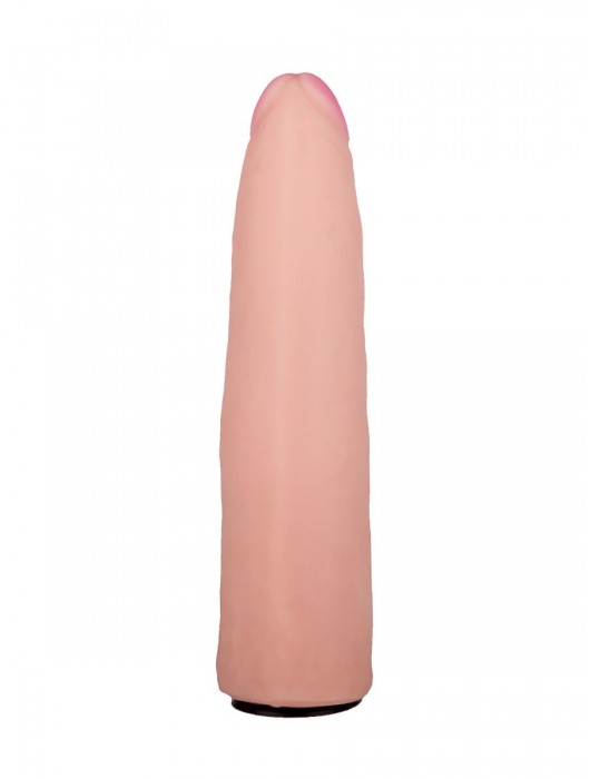 Пояс-трусики с насадкой Glamour Silver - 15,5 см. - LOVETOY (А-Полимер) - купить с доставкой в Орске