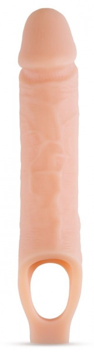 Телесный реалистичный фаллоудлинитель 10 Inch Silicone Cock Sheath Penis Extender - 25,4 см. - Blush Novelties - в Орске купить с доставкой