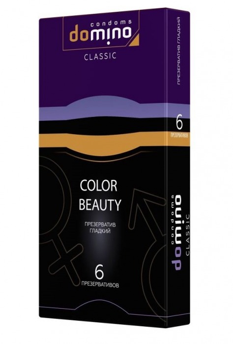 Разноцветные презервативы DOMINO Colour Beauty - 6 шт. - Domino - купить с доставкой в Орске