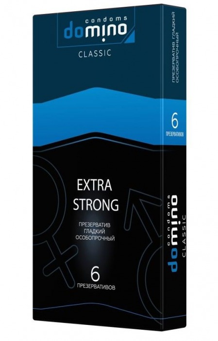 Суперпрочные презервативы DOMINO Extra Strong - 6 шт. - Domino - купить с доставкой в Орске