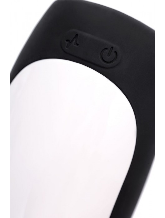 Черно-белый перезаряжаемый мастурбатор Erotist Hailstorm - Erotist Adult Toys - в Орске купить с доставкой