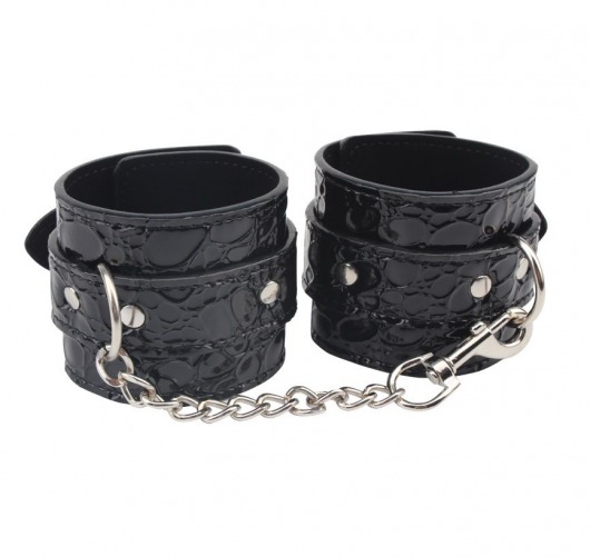 Черные наручники Be good Wrist Cuffs - Chisa - купить с доставкой в Орске