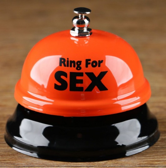 Настольный звонок RING FOR SEX - Сима-Ленд - купить с доставкой в Орске