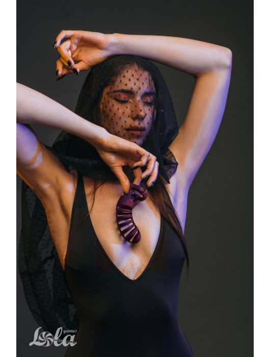 Мужской пояс верности бордового цвета Romello - Lola Games - купить с доставкой в Орске