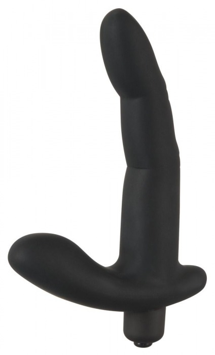 Черный вибромассажер простаты Naughty Finger Prostate Vibe - 13,8 см. - Orion - в Орске купить с доставкой
